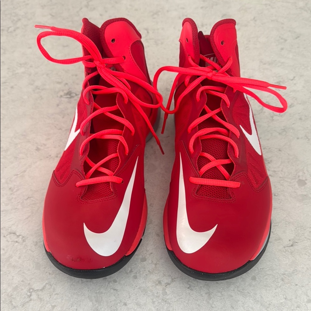 Nike Prime Hype DF Red Basketball Shoes